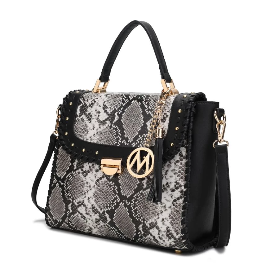 MKF Collection by Mia k. Lilli Vegan Leather Satchel Handbag for women 18 MKF Collection by Mia k. Lilli Vegan Leather Satchel Handbag for women - Image 18