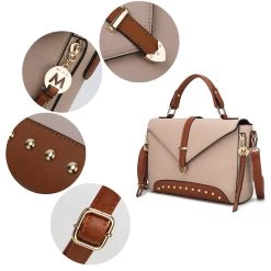 MKF Collection by Mia K Angela vegan Color-Block Leather Women&rsquo;s Satchel Bag -Mkf Collection Shop 06ee4568dcab4335852d88d2264b3e4f 09d81ee2 7123 4773 9786 1d58cb0efd78 1080x