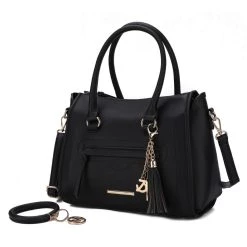 MKF Collection by Mia k. Valeria Satchel Handbag with Keyring for women -Mkf Collection Shop 0769395bf64b40488a29714241e78ff9 9c2b6d68 b800 48d2 87c3 3e5d0301837f 1080x