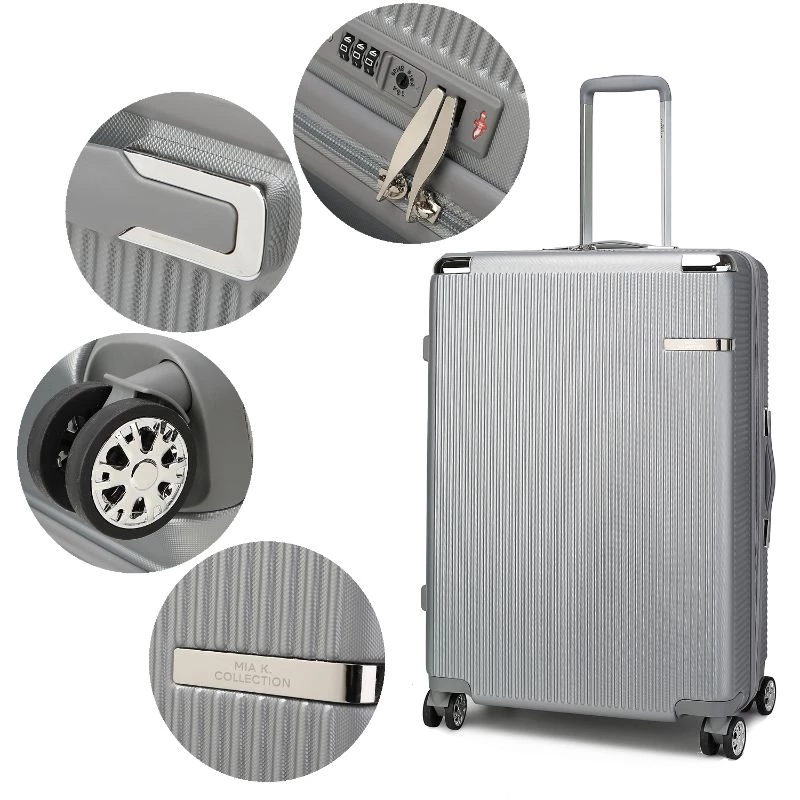 MKF Collection by Mia k. Tulum 26.5” Extra Large Check-in Spinner with TSA Security Lock 6 MKF Collection by Mia k. Tulum 26.5” Extra Large Check-in Spinner with TSA Security Lock - Image 6