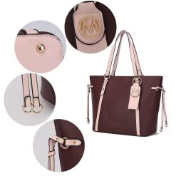 MKF Collection by Mia k. Kioea Tote with Wallet & Detachable Key-Ring Set for women -Mkf Collection Shop 0960a6bbf44240f382738174d12b2235 3a173ae8 87d9 4f68 8989 2fdce1d05332 1080x