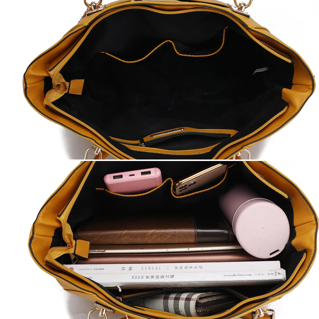 MKF Collection by Mia k. Darielle Satchel Bag with Wallet for women 5 MKF Collection by Mia k. Darielle Satchel Bag with Wallet for women - Image 5