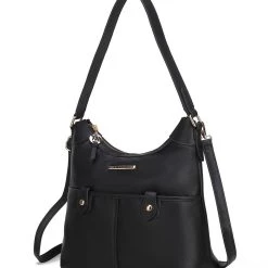 MKF Collection by Mia K Harper Vegan Color Block Leather Women’s Shoulder Bag