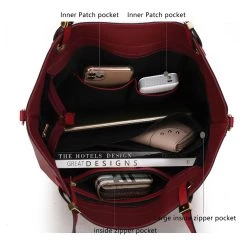 MKF Collection by Mia k. Vallie Color-Block Vegan Leather Women&rsquo;s Tote Bag with Matching Wallet &ndash; 2 pcs -Mkf Collection Shop 0be0e9909e5b426ca0a6f77f2dd03308 84911195 8ff2 4ba7 9b88 1eabca161a15 1080x