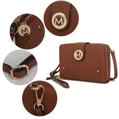 MKF Collection by Mia k. Sage Cell-phone - Wallet Crossbody Bag with Optional Wristlet for women -Mkf Collection Shop 0e03aa6957ef4851834384a494efe939 9796e8a5 d163 4fd3 befd 05f4c1f2d497 1080x