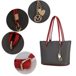 MKF Collection by Mia k. Malay Vegan Leather Women&rsquo;s Tote Bag with Cosmetic Pouch &ndash; 2 pieces -Mkf Collection Shop 0e3e4bbb244940088356d66943705bf3 621cb7a1 a0c3 476e 88c9 ff11302da851 1080x