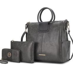 MKF Collection by Mia k. Zori Vegan Leather Women’s Tote Bag with pouch and wallet -3 pieces -Mkf Collection Shop 0e5161ac2c78413792532136be65b94f 1080x
