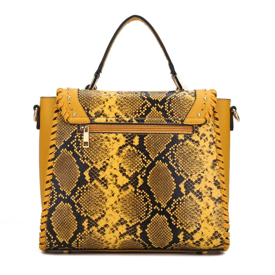 MKF Collection by Mia k. Lilli Vegan Leather Satchel Handbag for women 4 MKF Collection by Mia k. Lilli Vegan Leather Satchel Handbag for women - Image 4