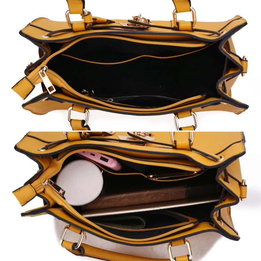 MKF Collection by Mia k. Christine Vegan Leather Women’s Satchel Bag with wallet – 2 pieces 5 MKF Collection by Mia k. Christine Vegan Leather Women’s Satchel Bag with wallet – 2 pieces - Image 5