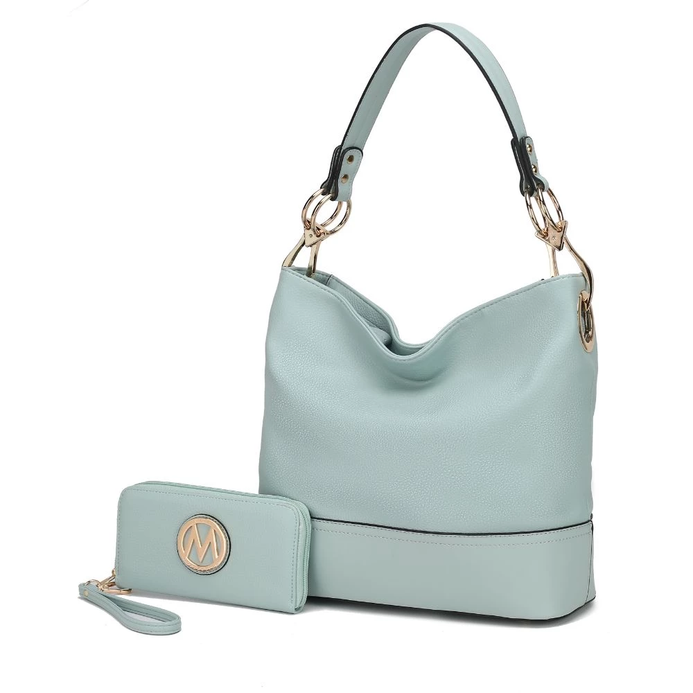 MKF Collection by Mia K Magnolia Vegan Leather Women’s Hobo Handbag with wallet 18 MKF Collection by Mia K Magnolia Vegan Leather Women’s Hobo Handbag with wallet - Image 18