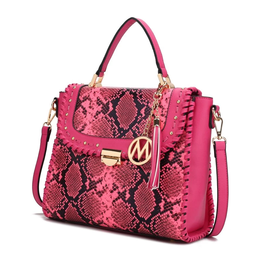 MKF Collection by Mia k. Lilli Vegan Leather Satchel Handbag for women 14 MKF Collection by Mia k. Lilli Vegan Leather Satchel Handbag for women - Image 14