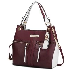 MKF Collection by Mia k. Sofia Vegan Leather Tote with Keyring for women -Mkf Collection Shop 18490ed4817d4d61a5b646c3f07c406f 1080x