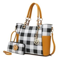 MKF Collection by Mia K Bonita Checker Tote Handbag for Women's 21 MKF Collection by Mia K Bonita Checker Tote Handbag for Women's -Mkf Collection Shop 190c443320624946b1de651121cfd42e 50d0a787 9cb6 40ac b708 49392944db4f 1080x