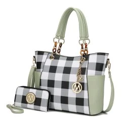 MKF Collection by Mia K Bonita Checker Tote Handbag for Women's 26 MKF Collection by Mia K Bonita Checker Tote Handbag for Women's -Mkf Collection Shop 19848064f06e44a1a545890791892591 e9e149ac 59bd 4a20 b330 79d323158355 1080x