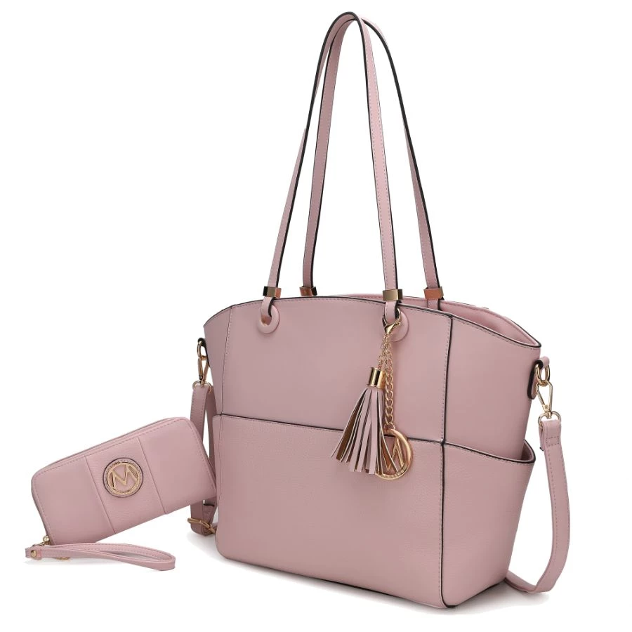 MKF Collection by Mia k. Prisha Vegan Leather Women’s Tote Bag with Wallet - 2 pieces 15 MKF Collection by Mia k. Prisha Vegan Leather Women’s Tote Bag with Wallet - 2 pieces - Image 15