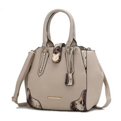 MKF Collection by Mia k. Lorena Snake embossed Vegan Leather Women&rsquo;s Satchel Bag -Mkf Collection Shop 1c242b38c1834955955092073ca52395 0e036c6a 11ae 4afa b924 71ef85a3dea4 1080x