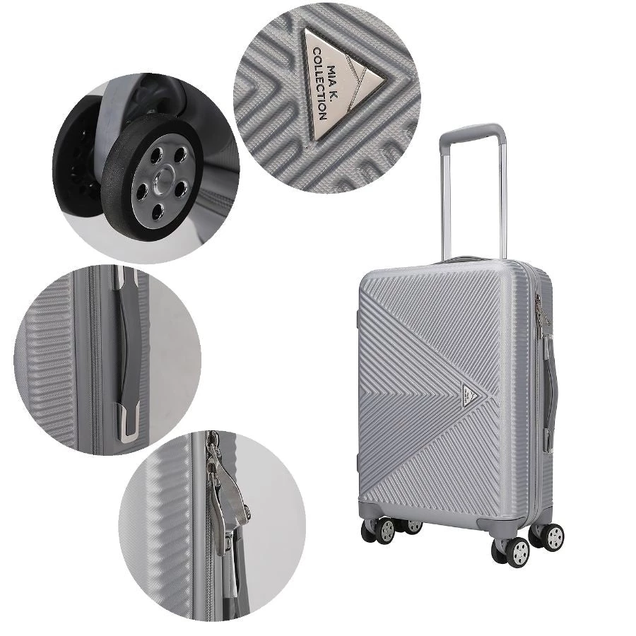 MKF Collection by Mia k. Felicity Carry-on Hardside Spinner and Cosmetic Case Set 2 pieces 6 MKF Collection by Mia k. Felicity Carry-on Hardside Spinner and Cosmetic Case Set 2 pieces - Image 6