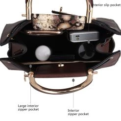 MKF Collection by Mia k. Cassia Snake embossed Vegan Leather Women&rsquo;s Satchel Handbag -Mkf Collection Shop 2183b5eab6c548f3af9b57d809449b5b 8186e274 f7f3 49e2 aa40 84e28c148b23 1080x