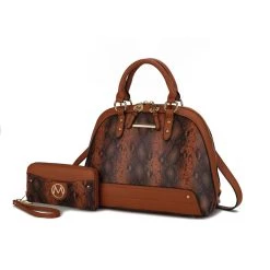 MKF Collection by Mia K Frida Satchel Wallet – 2 Pieces for women