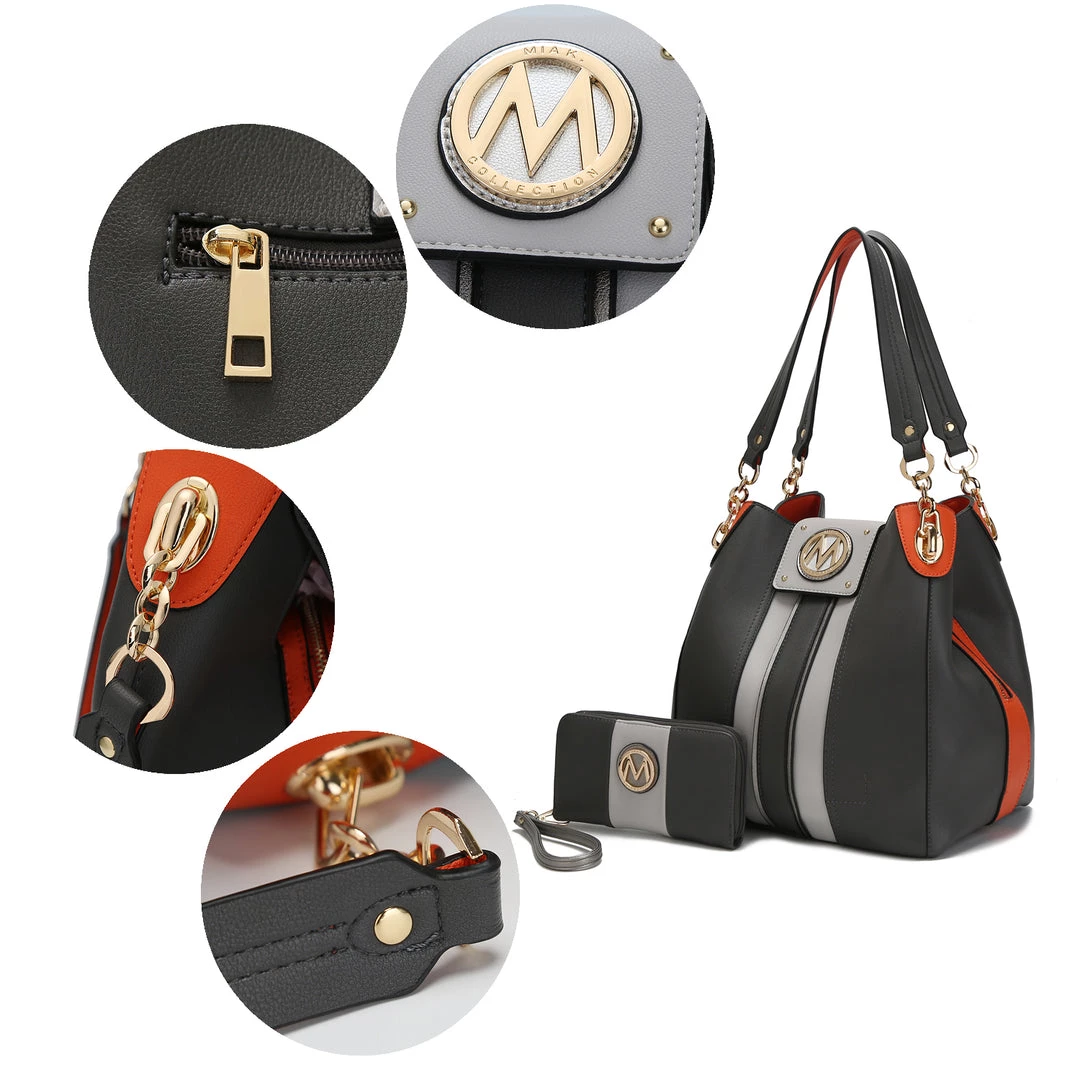 MKF Collection by Mia K Mirtha Hobo Handbag for Women's wit Wallet 5 MKF Collection by Mia K Mirtha Hobo Handbag for Women's wit Wallet - Image 5