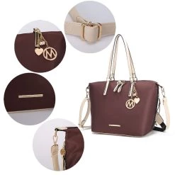 MKF Collection by Mia k. Layla Solid Tote + Backpack for women -Mkf Collection Shop 2d9ae9619f5c4717ae5b33b65fc2f811 95a71d02 1d59 419e b4f4 28cc5ee7c013 1080x