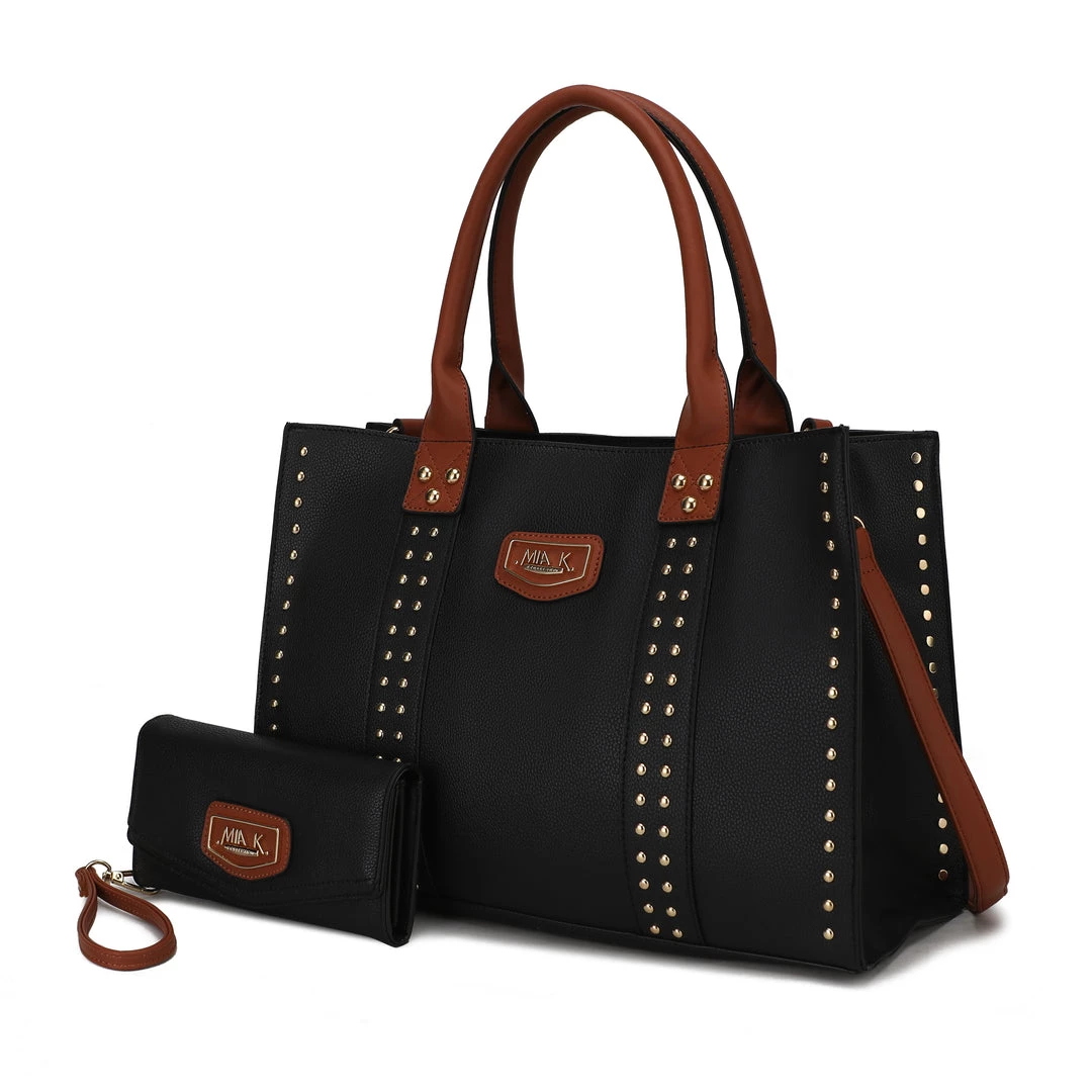 MKF Collection by Mia k. Davina Vegan Leather Women’s Tote Bag with wallet 8 MKF Collection by Mia k. Davina Vegan Leather Women’s Tote Bag with wallet - Image 8