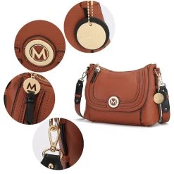 MKF Collection by Mia k. Maggie Vegan Leather Crossbody Handbag for women -Mkf Collection Shop 348440df28434a8fb6d2a184caadfb3a 54859177 1813 4ae3 9096 b2ef1945f6fa 1080x