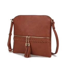 MKF Collection by Mia k. Corina Marbleized Vegan Leather Women’s crossbody