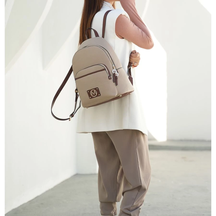 MKF Collection by Mia k. Alice Vegan Leather Backpack Handbag for women 2 MKF Collection by Mia k. Alice Vegan Leather Backpack Handbag for women - Image 2