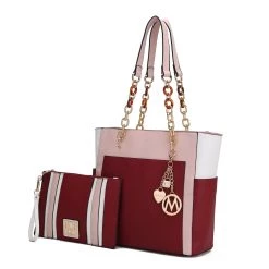 MKF Collection by Mia k. Rochelle Tote & Wristlet Set for women 25 MKF Collection by Mia k. Rochelle Tote & Wristlet Set for women -Mkf Collection Shop 37a05027cf7c45c681f31573efdd57dd 55a1f221 da7e 4c43 8de8 3294d451bb92 1080x
