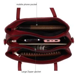 MKF Collection by Mia k. Quinn Triple Compartment Color Block Tote Bag for women -Mkf Collection Shop 3d5c971e5ee84050a89750130ef436c8 12684e88 6d65 4125 b8f8 84fb0ab022c0 1080x