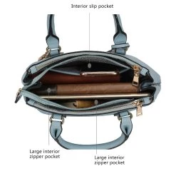 MKF Collection by Mia k. Cassandra Multi Compartment Satchel with Wallet for women -Mkf Collection Shop 3e2bb93c62c84b2fb88c98433be9603e c292228f f88a 444d 8c8f 7421987fa4a4 1080x