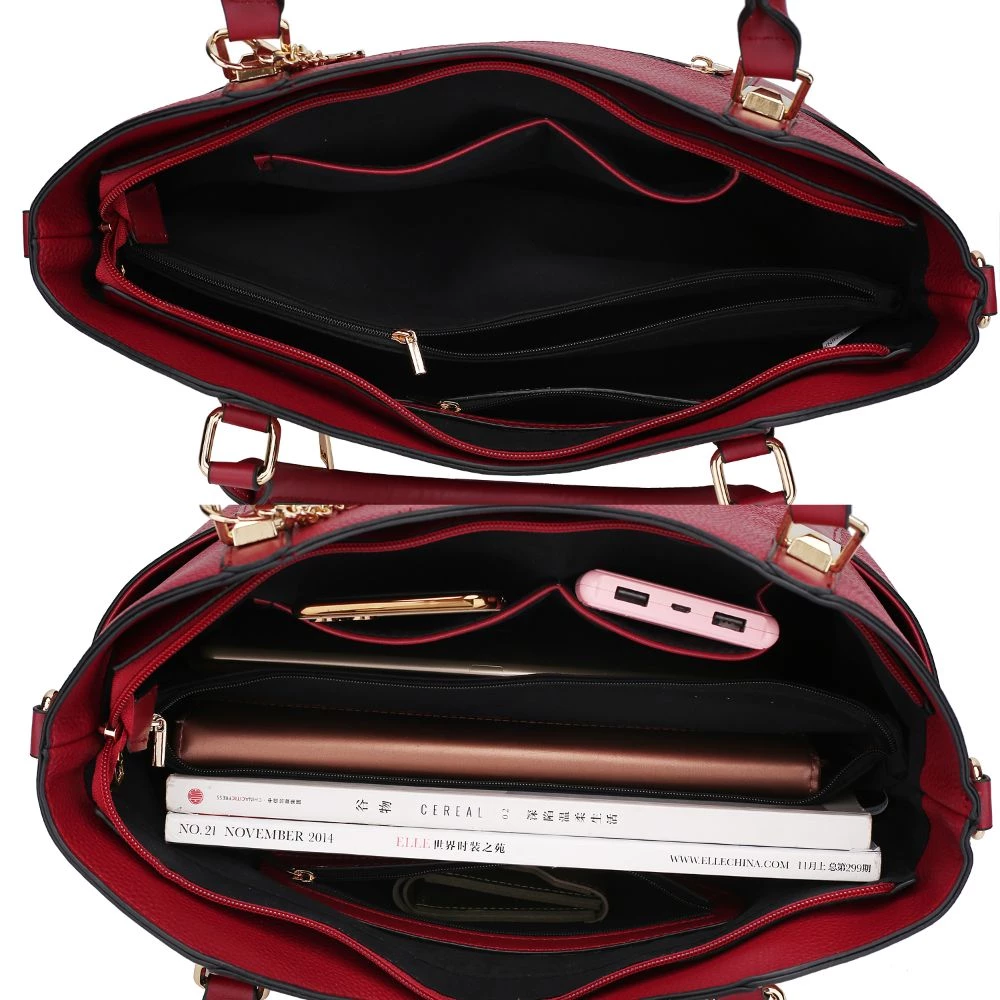 MKF Collection by Mia k. Janise Solid Tote Handbag for women 6 MKF Collection by Mia k. Janise Solid Tote Handbag for women - Image 6