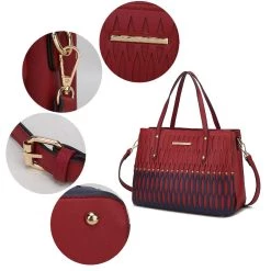 MKF Collection by Mia k. Quinn Triple Compartment Color Block Tote Bag for women -Mkf Collection Shop 41214409044c436ab2b3d1dabdd1170d 6a72aa08 e4a7 4251 b15d 470a093b0580 1080x