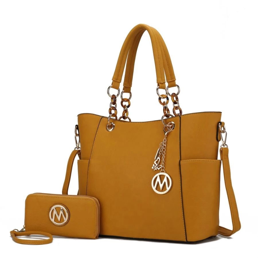 MKF Collection by Mia k. Bonita Tote Handbag with Wallet - 2 pieces for women 22 MKF Collection by Mia k. Bonita Tote Handbag with Wallet - 2 pieces for women - Image 22