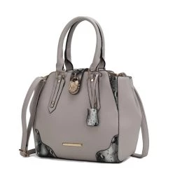 MKF Collection by Mia k. Lorena Snake embossed Vegan Leather Women&rsquo;s Satchel Bag -Mkf Collection Shop 472e3f9eda554b1fb5faff112c97a761 3460ba41 850c 4203 b97b 93d181d35816 1080x