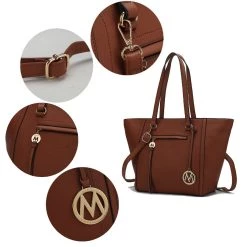 MKF Collection by Mia k. Alexandra Vegan Leather Women’s Tote Bag with Wallet – 2 pieces 18 MKF Collection by Mia k. Alexandra Vegan Leather Women’s Tote Bag with Wallet – 2 pieces -Mkf Collection Shop 4730e089ea824ae88a3eb294a0b320b4 7a55317d 7fbd 4575 a555 05332e313cde 1080x