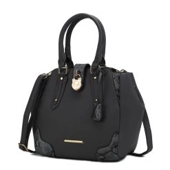 MKF Collection by Mia k. Lorena Snake embossed Vegan Leather Women&rsquo;s Satchel Bag -Mkf Collection Shop 4c9b1ca471e84614a9480fcc59459ed0 a2ee50b9 9426 4925 b90c dfb9adb6c781 1080x