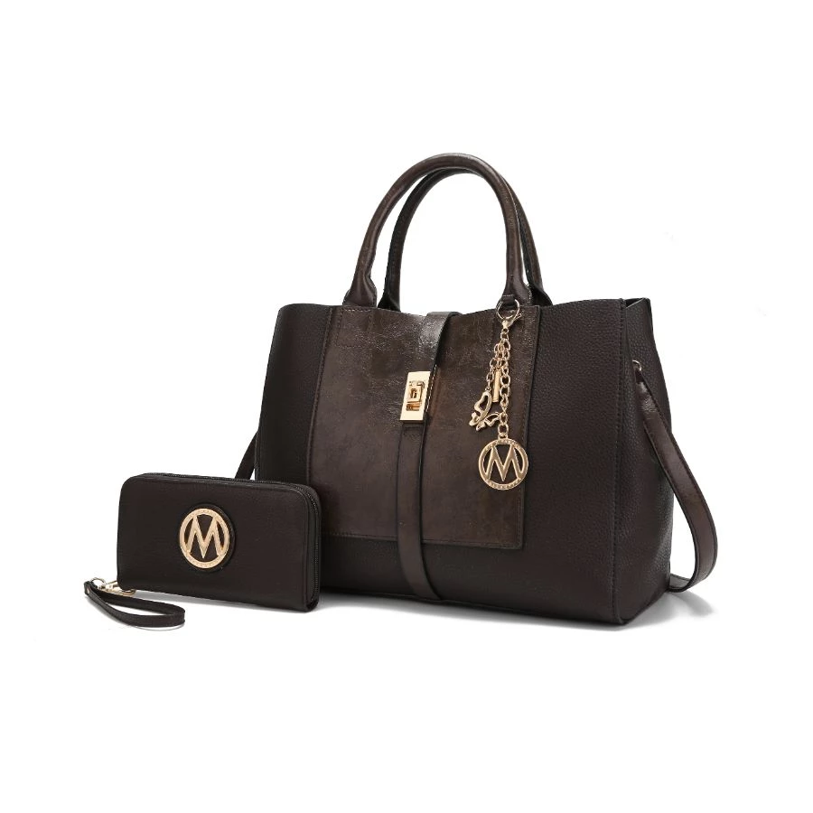 MKF Collection by Mia k. Yola Satchel Handbag with Wallet for women 7 MKF Collection by Mia k. Yola Satchel Handbag with Wallet for women - Image 7