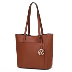 MKF Collection by Mia k. Lea Tote Vegan Leather Handbag for women