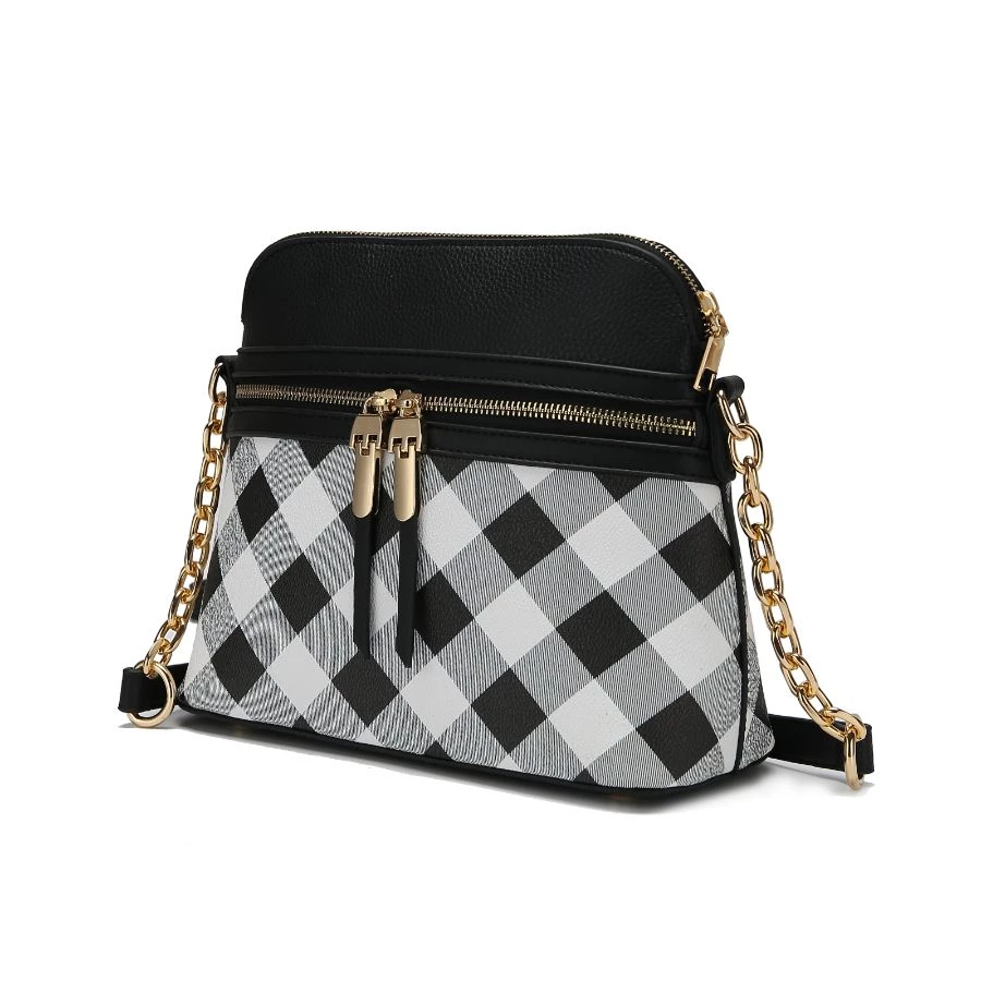 MKF Collection by Mia k. Suki Checkered Crossbody Handbag for women 13 MKF Collection by Mia k. Suki Checkered Crossbody Handbag for women - Image 13