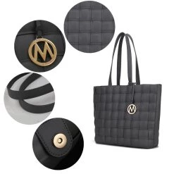 MKF Collection by Mia k. Rowan Woven Vegan Leather Women’s Tote Bag 16 MKF Collection by Mia k. Rowan Woven Vegan Leather Women’s Tote Bag -Mkf Collection Shop 559c57a4e0b34a709a0f88eb28402950 f365ca1d 8017 401d b99d 95a3f2186737 1080x