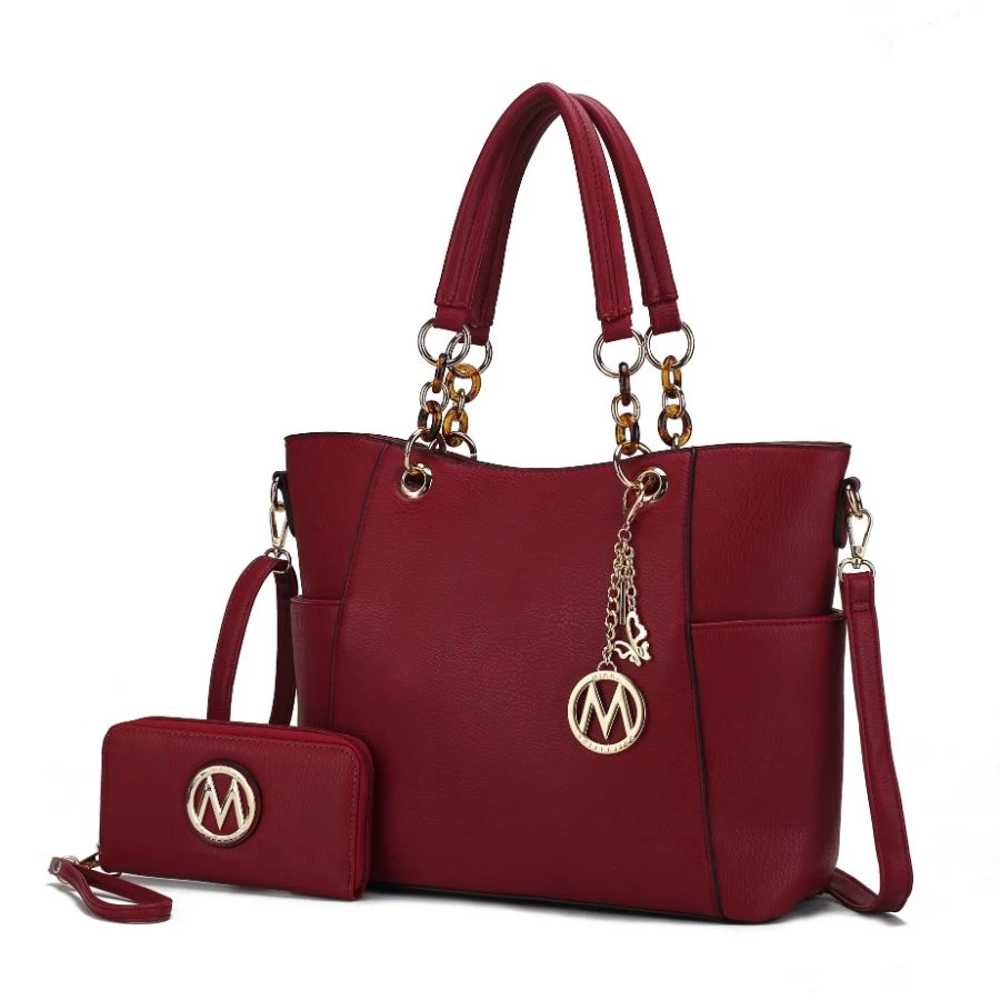 MKF Collection by Mia k. Bonita Tote Handbag with Wallet - 2 pieces for women 12 MKF Collection by Mia k. Bonita Tote Handbag with Wallet - 2 pieces for women - Image 12