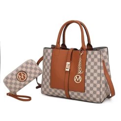 MKF Collection by Mia k. Yuliana Circular Print Satchel Bag with Wallet - 2 pieces for women -Mkf Collection Shop 592e2d816b8547e294aedfe720810b75 0b715e5c 2484 4dee 915c 290c582eb15d 1080x