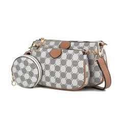 MKF Collection by Mia k. Evanna 3 pcs Crossbody Handbag 3 pieces set for women -Mkf Collection Shop 5babaedd66f8480b92cadd6bf7f3108c fcfa9884 1f2a 4369 b817 ab0a3e1bf319 1080x