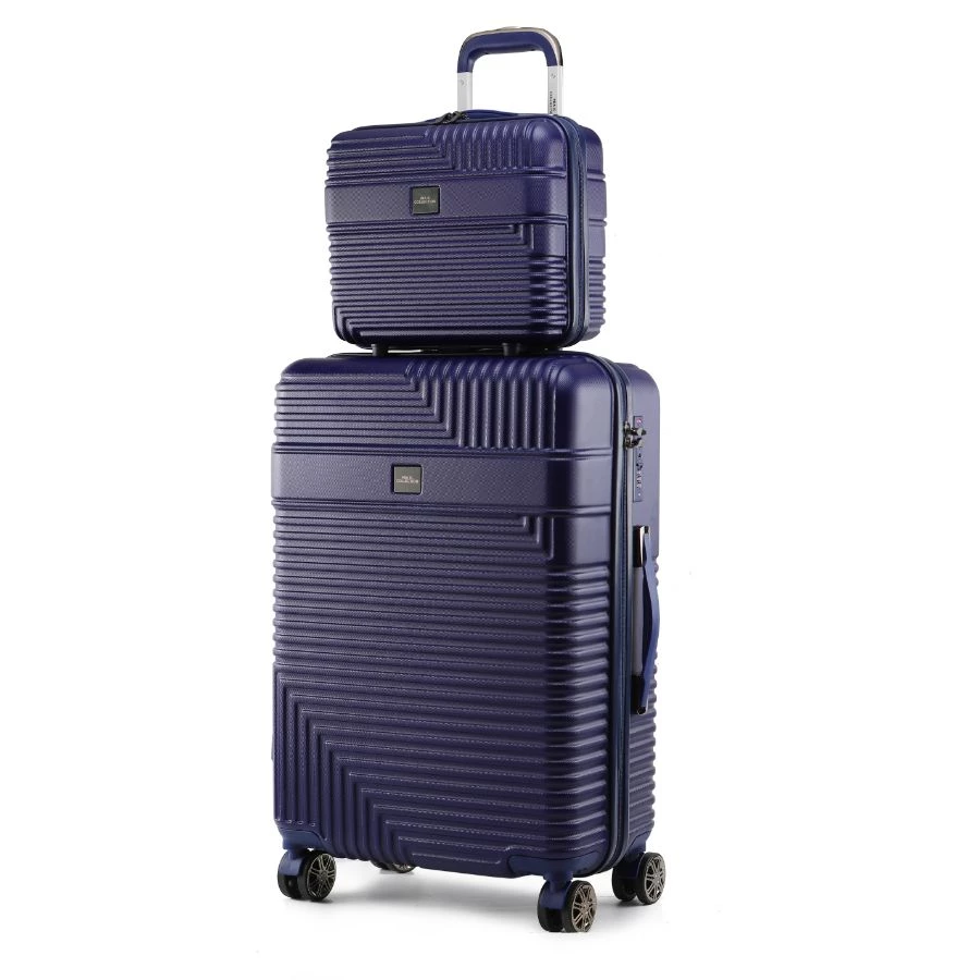 MKF Collection by Mia k. Mykonos Luggage Set with a carry-on and Cosmetic Case – 2 pieces 7 MKF Collection by Mia k. Mykonos Luggage Set with a carry-on and Cosmetic Case – 2 pieces - Image 7