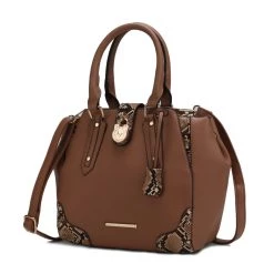 MKF Collection by Mia k. Lorena Snake embossed Vegan Leather Women&rsquo;s Satchel Bag -Mkf Collection Shop 5f019b99a8df4c528f0875f86aa9de48 7222f60e adfd 4892 858b 1182daf370c1 1080x