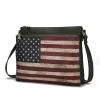 MKF Collection by Mia k. Madeline Printed Flag Vegan Leather Women&rsquo;s Crossbody Bag