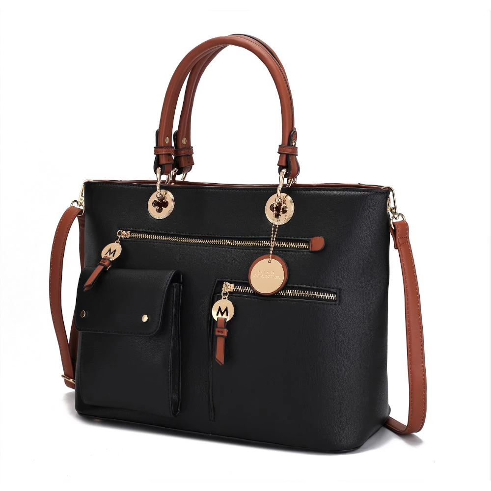MKF Collection by Mia k. Julia Multi-Pocket Satchel Handbag for women 11 MKF Collection by Mia k. Julia Multi-Pocket Satchel Handbag for women - Image 11