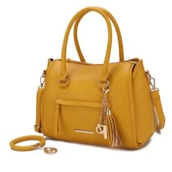 MKF Collection by Mia k. Valeria Satchel Handbag with Keyring for women -Mkf Collection Shop 6333881bbb3d4f36a296e2d705a32978 6f7ee85a daed 44b8 8245 5ccd53149d96 1080x